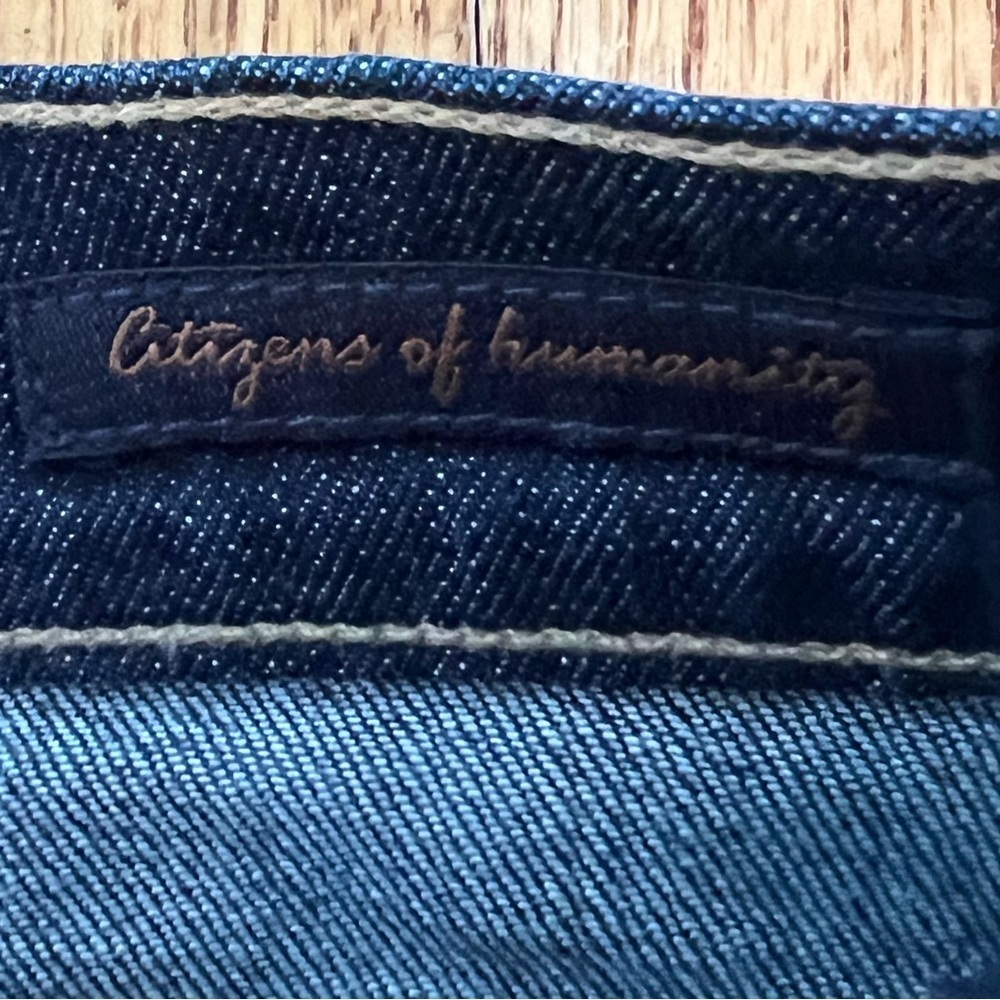 Citizens Of Humanity Amber Stretcg High Rise Bootcut Dark Indigo Jeans Size 28 - Picture 6 of 9